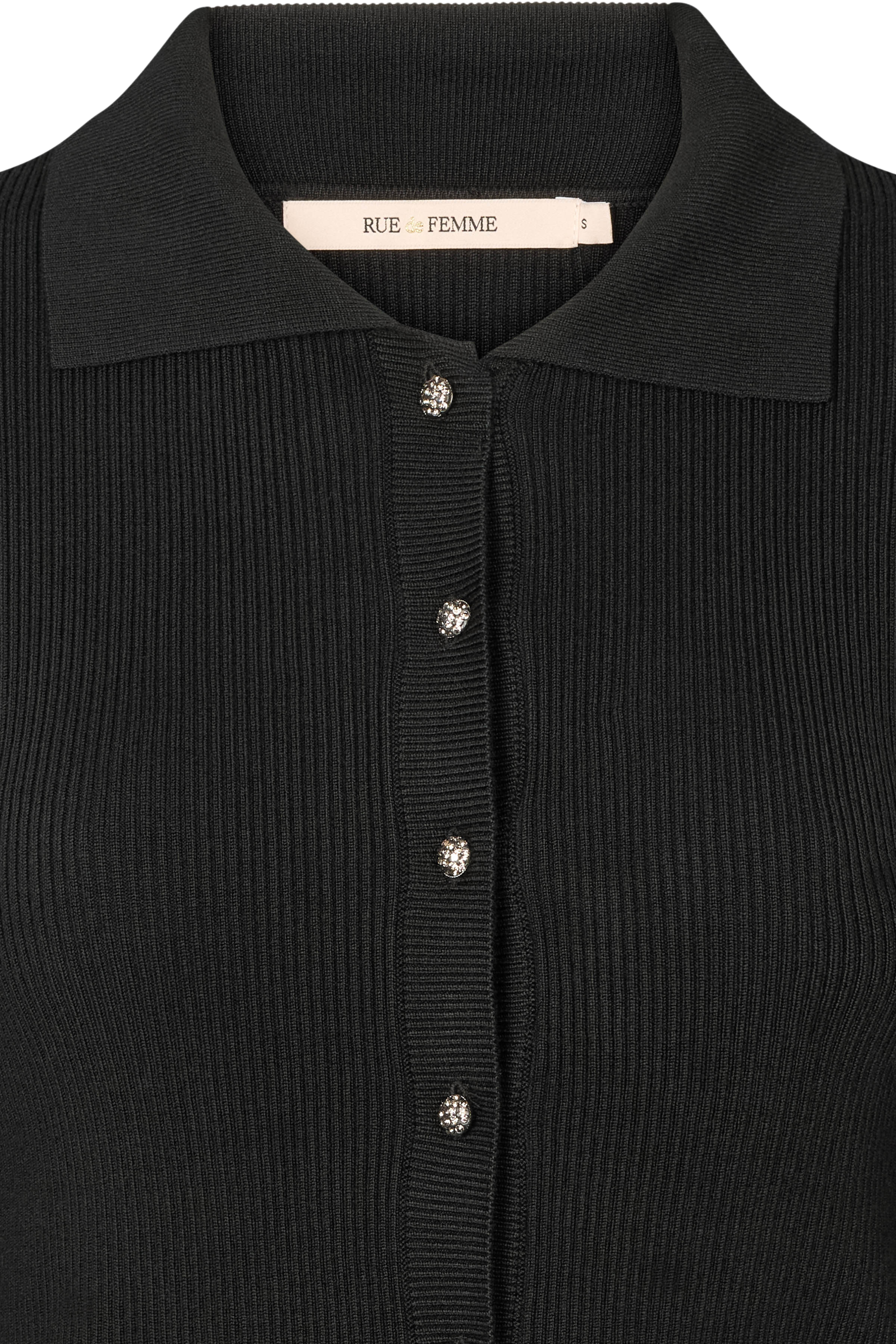 Hyacinth knit cardigan | Black