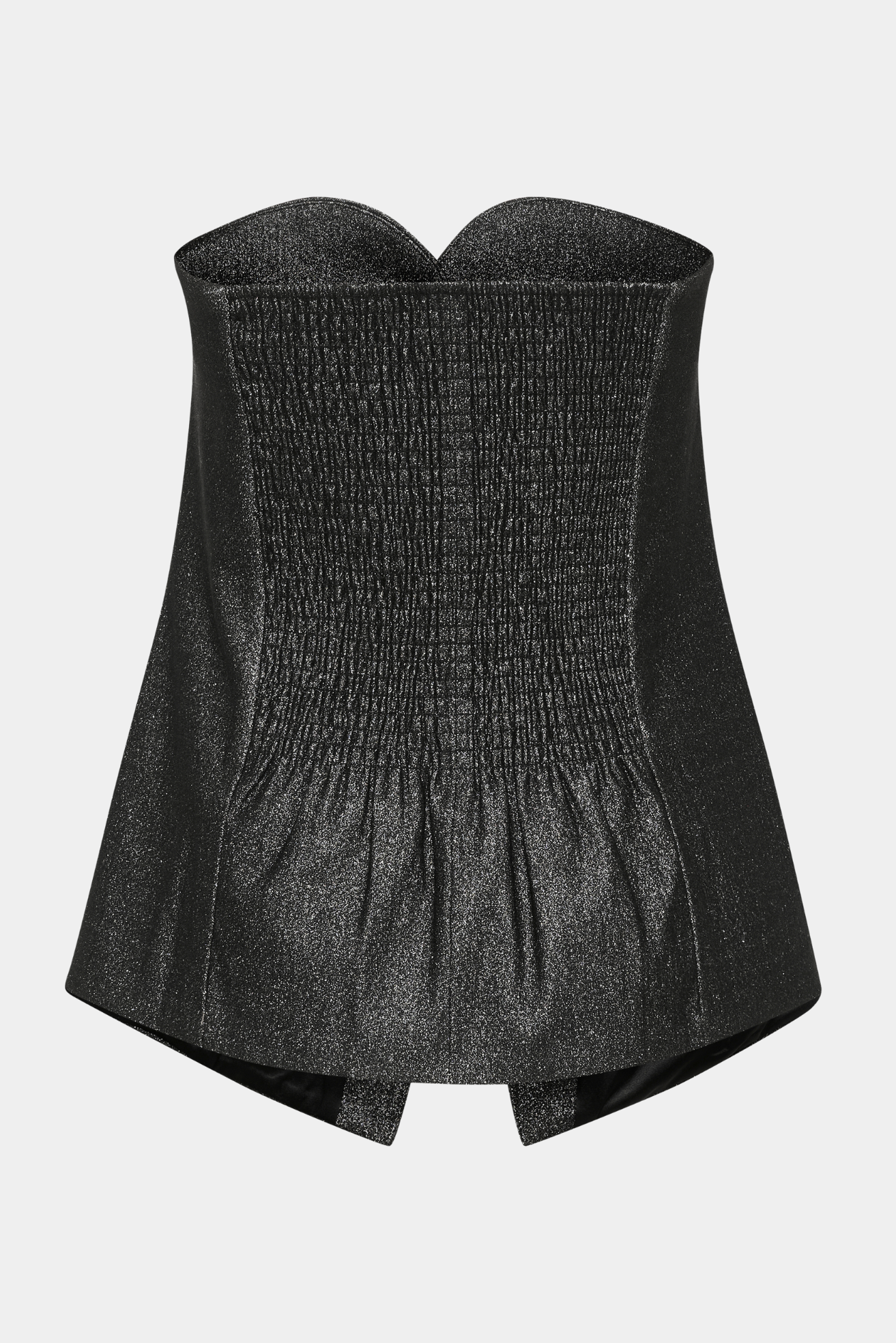 top, corsage, overdel, ærmeløs, uden ærmer, glimmer, glitter, sort, festlig, fin, smuk, elegant, klassisk, feminin, pæn, rå, cool, sej, unik, musthave, hverdag, fest