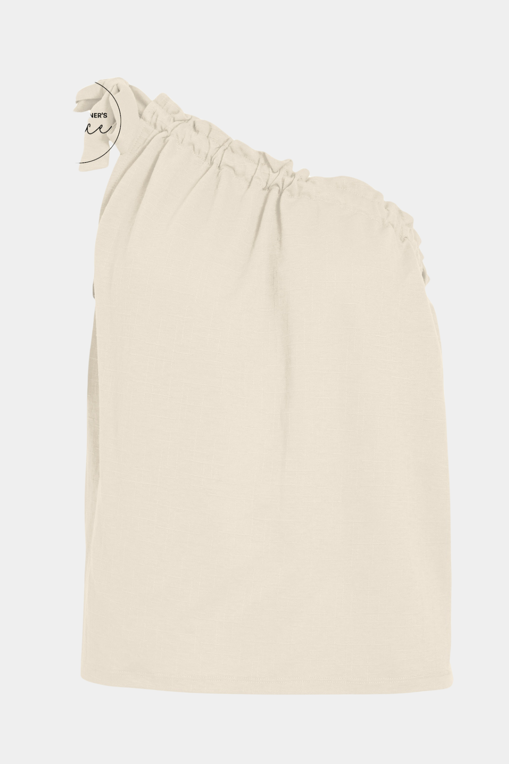 VICarmena one shoulder top, off white