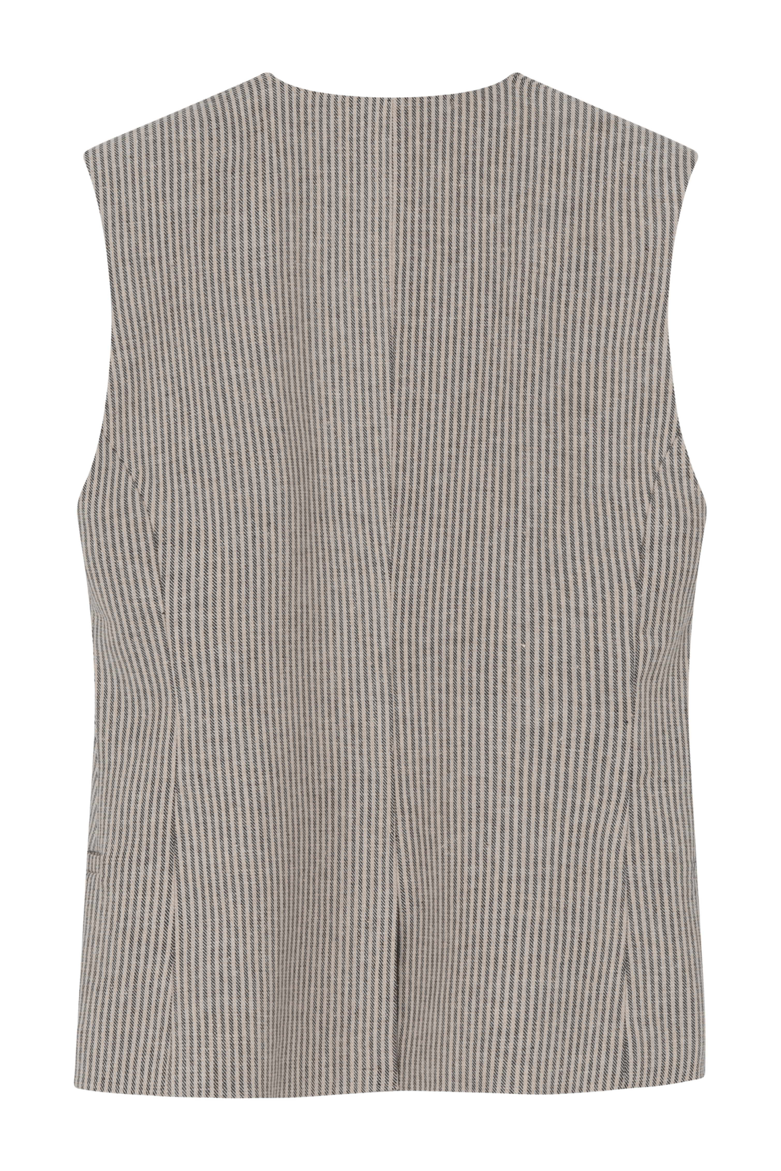 Juell striped linen waistcoat