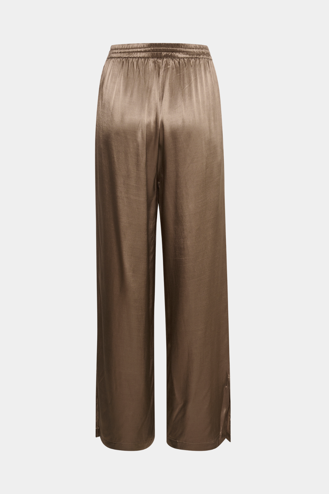 buks, pants, satin, silke, viskose, silk, brun, beige, valnød, lette, let, vidde, fin, smuk, elegant, klassisk, feminin, pæn, rå, cool, sej, unik, musthave, hverdag, fest