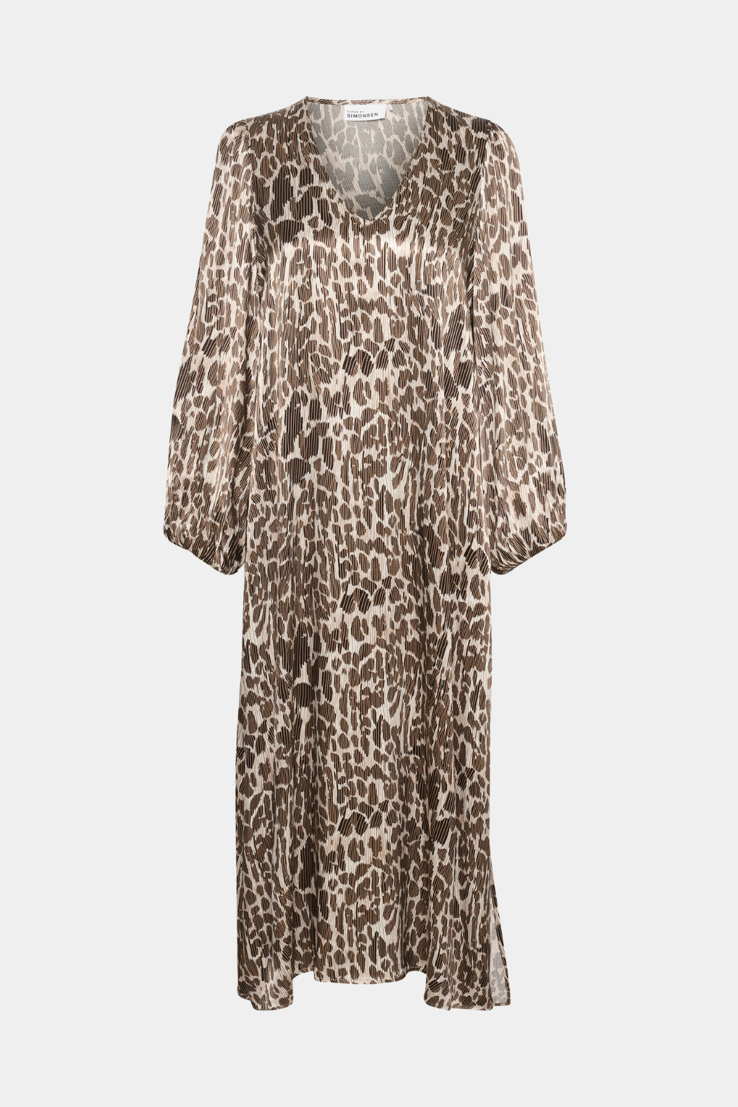 Kjole, dress, print, animal, dyr, dyreprint, leopard, giraf, viskose, let, luftig, festlig, fin, smuk, elegant, klassisk, feminin, pæn, rå, cool, sej, unik, musthave, hverdag, fest