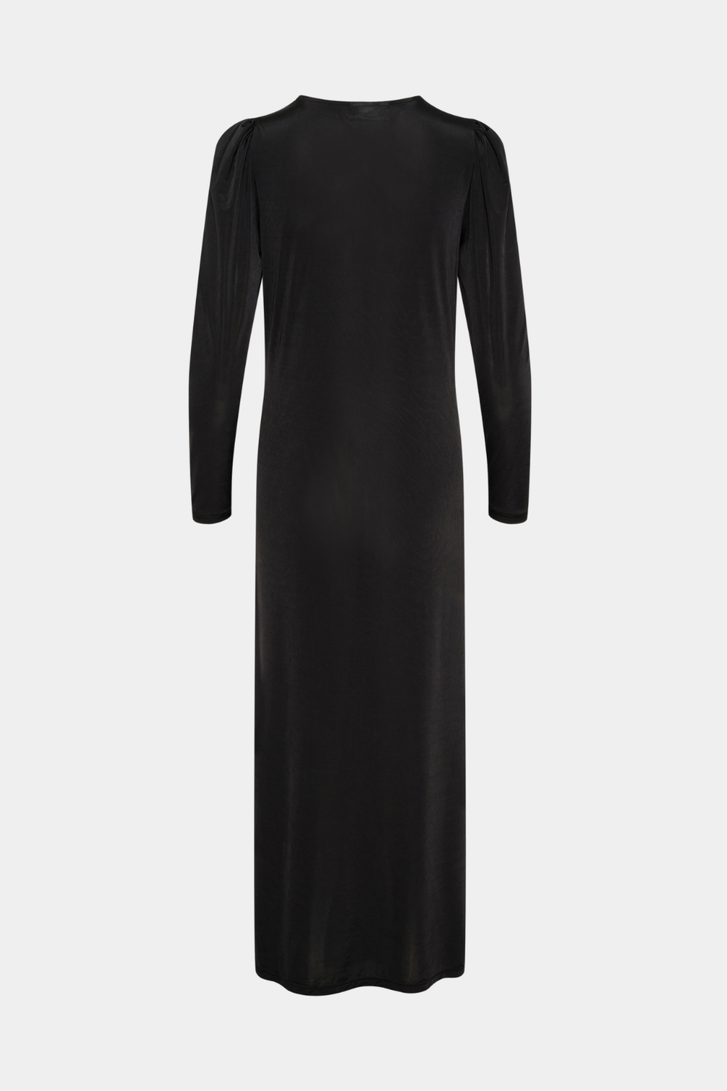 kjole, dress, sort, rynk, rynker, viskose, stram, tætsiddende, fin, smuk, elegant, klassisk, feminin, pæn, rå, cool, sej, unik, musthave, hverdag, fest