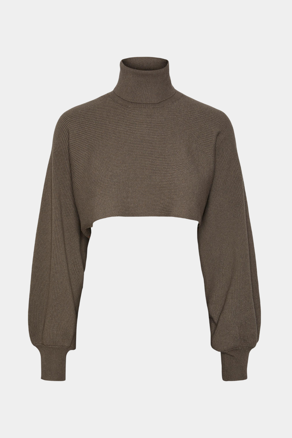 overdel, bolero, pullover, bluse, trøje, top, strik, knit, rib, ribstrik, brun, blød, varm, højhalset, fin, smuk, elegant, klassisk, feminin, pæn, rå, cool, sej, unik, musthave, basis, basic, hverdag, fest