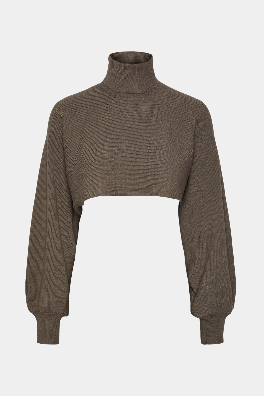 overdel, bolero, pullover, bluse, trøje, top, strik, knit, rib, ribstrik, brun, blød, varm, højhalset, fin, smuk, elegant, klassisk, feminin, pæn, rå, cool, sej, unik, musthave, basis, basic, hverdag, fest