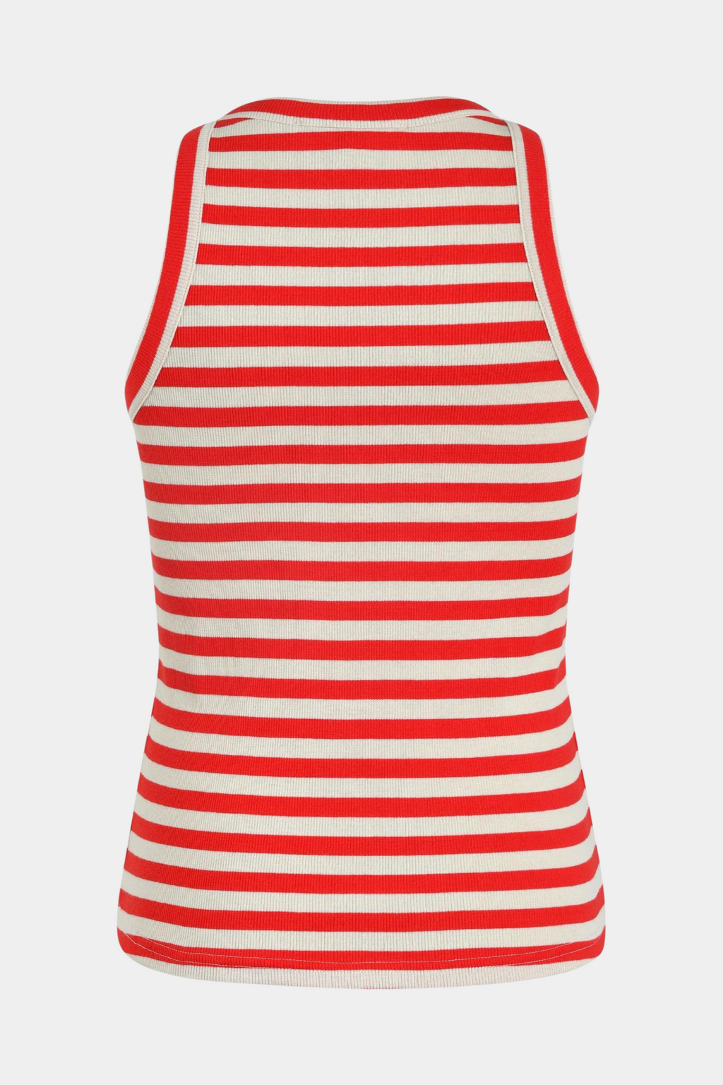 top, overdel, bluse, tanktop, striber, stribet, rød, hvid, let, blød, fin, smuk, elegant, klassisk, feminin, pæn, rå, cool, sej unik, musthave, hverdag, fest