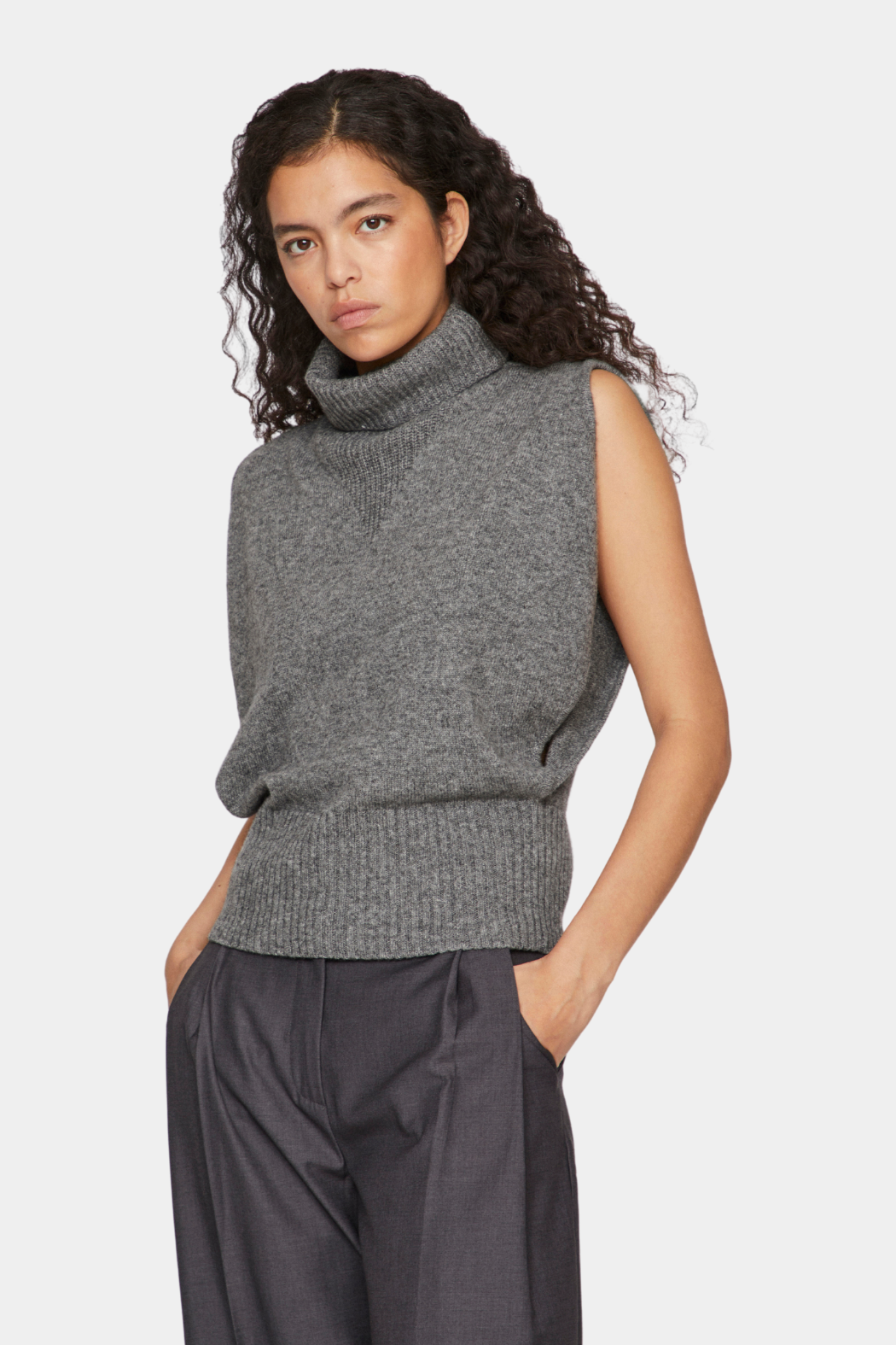 VICleo S/L roll neck slipover