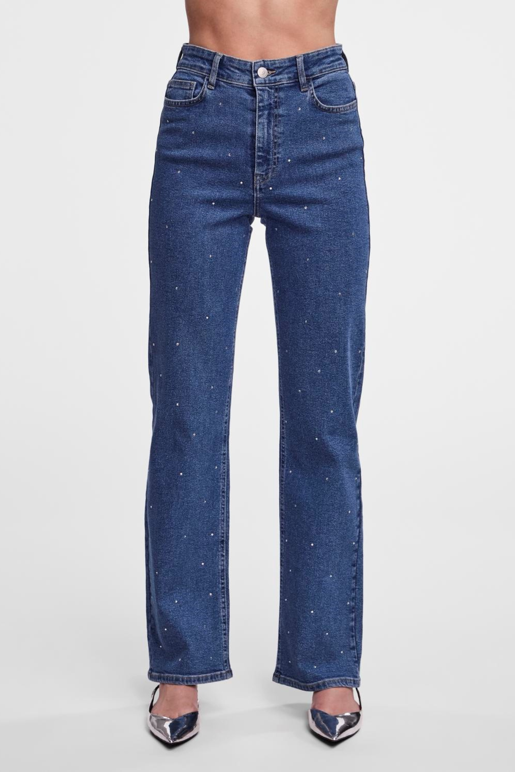 buks, jeans, vasket, sten, rhinsten, shiny, fin, smuk, elegant, klassisk, feminin, pæn, rå, cool, sej, unik, musthave, hverdag, fest
