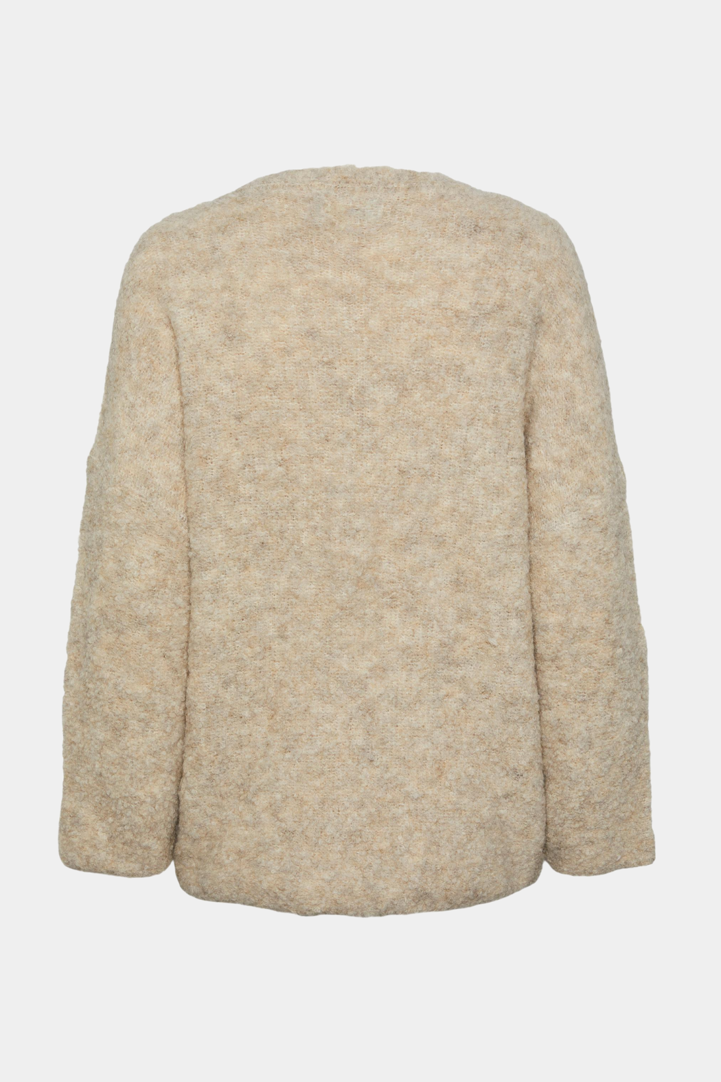 strik, knit, bluse, overdel, pullover, blød, teddy, beige, råhvid, varm, oversize, vudskæring, fin, smuk, elegant, klassisk, feminin, pæn, rå, cool, sej, unik, musthave, hverdag, fest