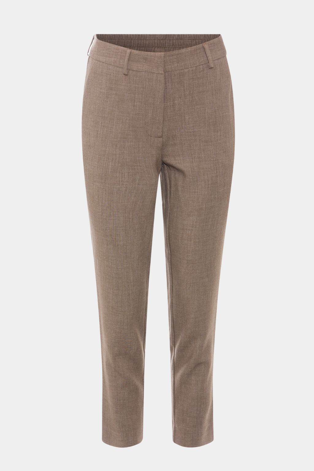 Buks, pants, brun, teak, melange, fin, smuk, elegant, klassisk, hverdag, fest, pæn, rå, cool, sej, unik.