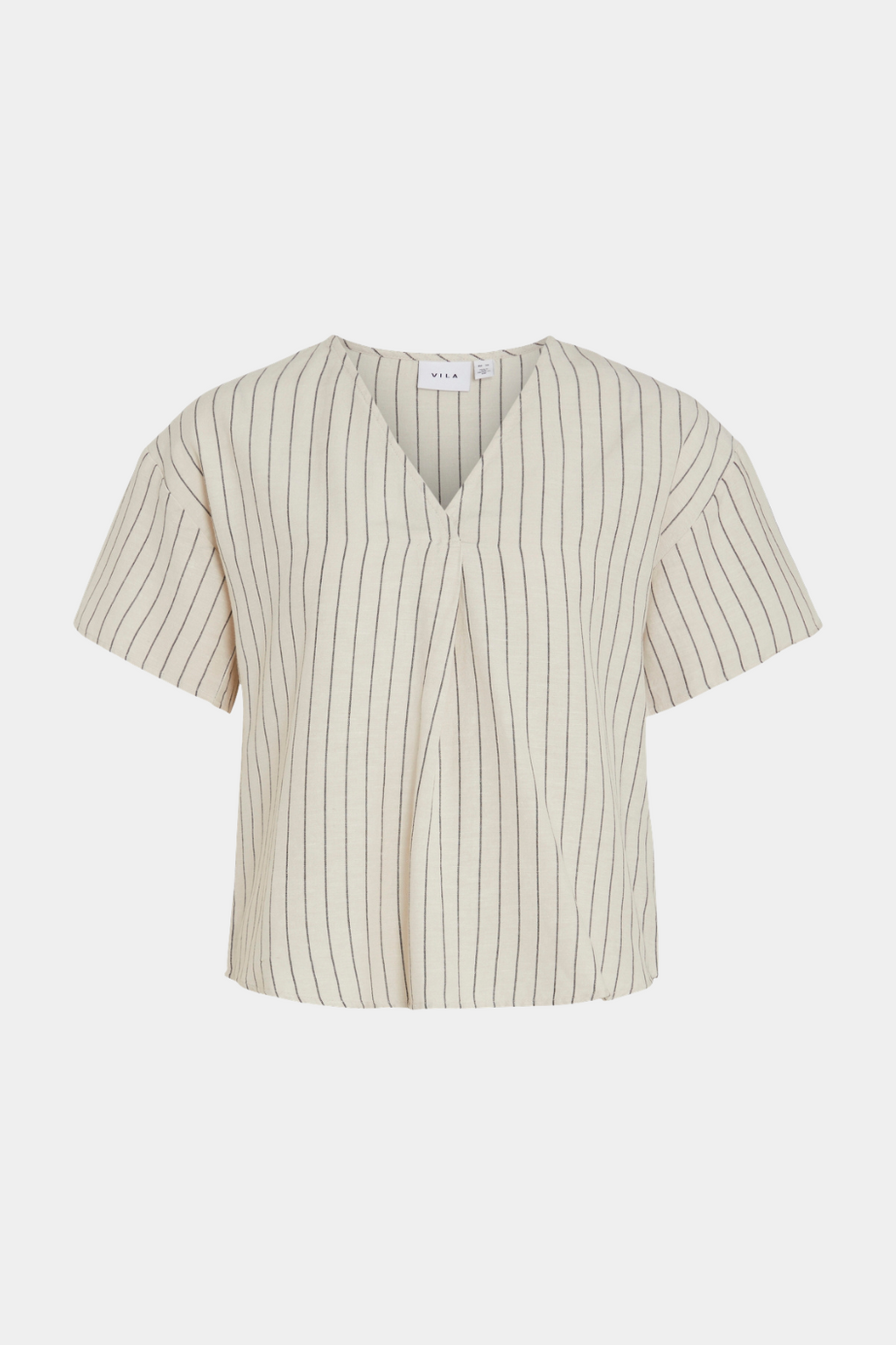 VIPrisilla striped v-neck S/S top