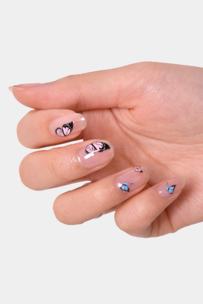 Mini nail art, butterfly dreams