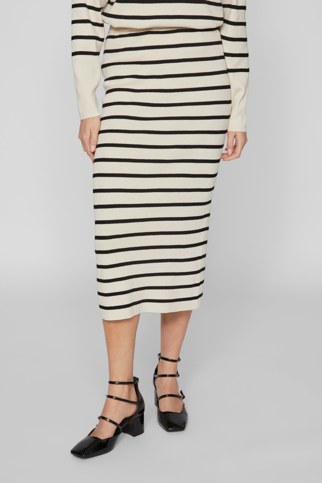 nederdel, skirt, lang, strik, knit, striber, stribet, elastik, elastisk, blød, varm, fin, smuk, elegant, klassisk, feminin, pæn, rå, cool, sej, unik, musthave, hverdag, fest