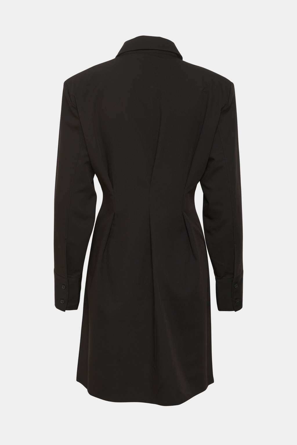 kjole, dress, midi, taljeret, talje, facon, tætsiddende, stram, frynse, frynser, snore, krave, sort, black, blank, skinnende, fin, smuk, elegant, klassisk, feminin, pæn, rå, cool, sej, unik, musthave, hverdag, fest