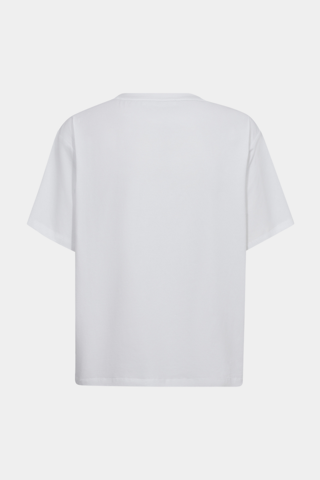 tee, tshirt, bluse, overdel, hvid, rund hals, oversize, tryk, coco, sten, glimmer, glitter, sølv, fin, smuk, elegant, klassisk, feminin, pæn, rå, cool, sej, unik, musthave, hverdag, fest