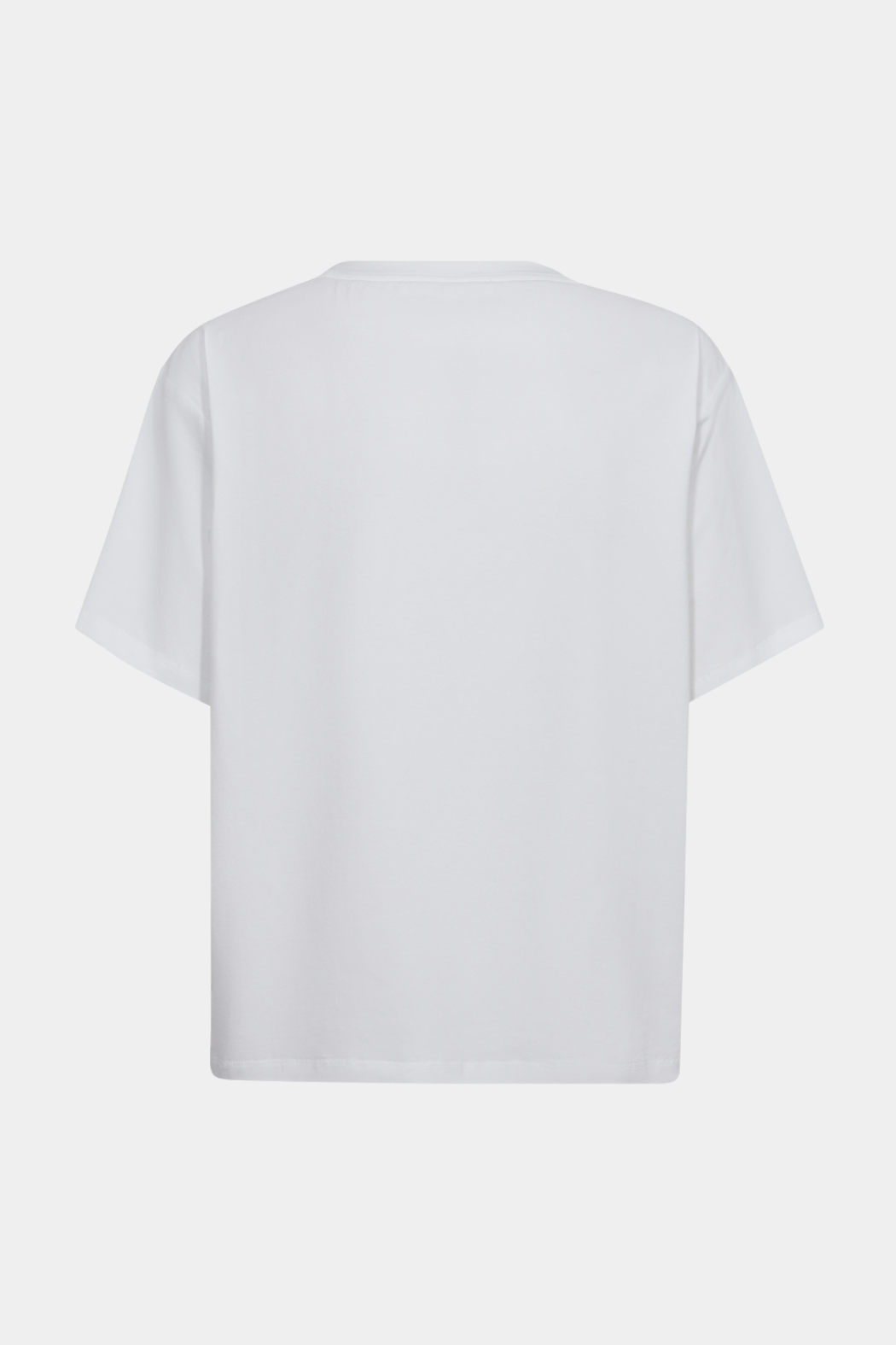 tee, tshirt, bluse, overdel, hvid, rund hals, oversize, tryk, coco, sten, glimmer, glitter, sølv, fin, smuk, elegant, klassisk, feminin, pæn, rå, cool, sej, unik, musthave, hverdag, fest
