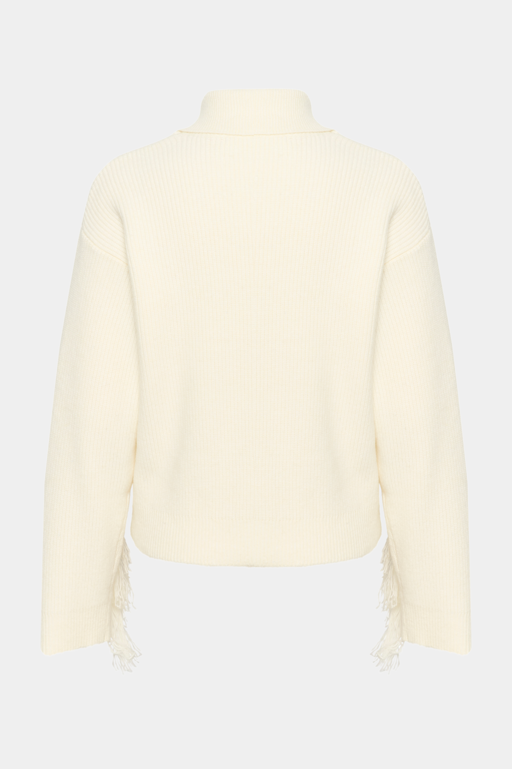 strik, knit, glatstrik, højhals, turtleneck, frynser, flyns, snore, tråde, hvid, råhvid, creme, varm, blød, uld, fin, smuk, elegant, klassisk, feminin, pæn, rå, cool, sej, unik, musthave, hverdag, fest,