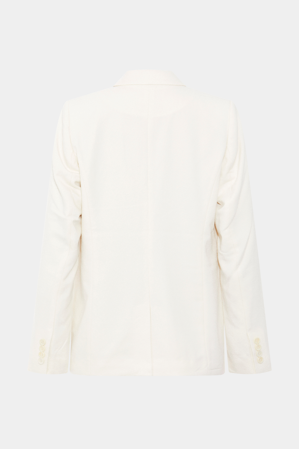 jakke, frakke, blazer, blazerjakke, habit, habitjakke, hør, blød, struktur, hvid, råhvid, creme, lommer, revers, facon, faconsyet, tætsiddende, fitted, fin, smuk, elegant, klassisk, feminin, pæn, rå, cool, sej, unik, musthave, hverdag, fest