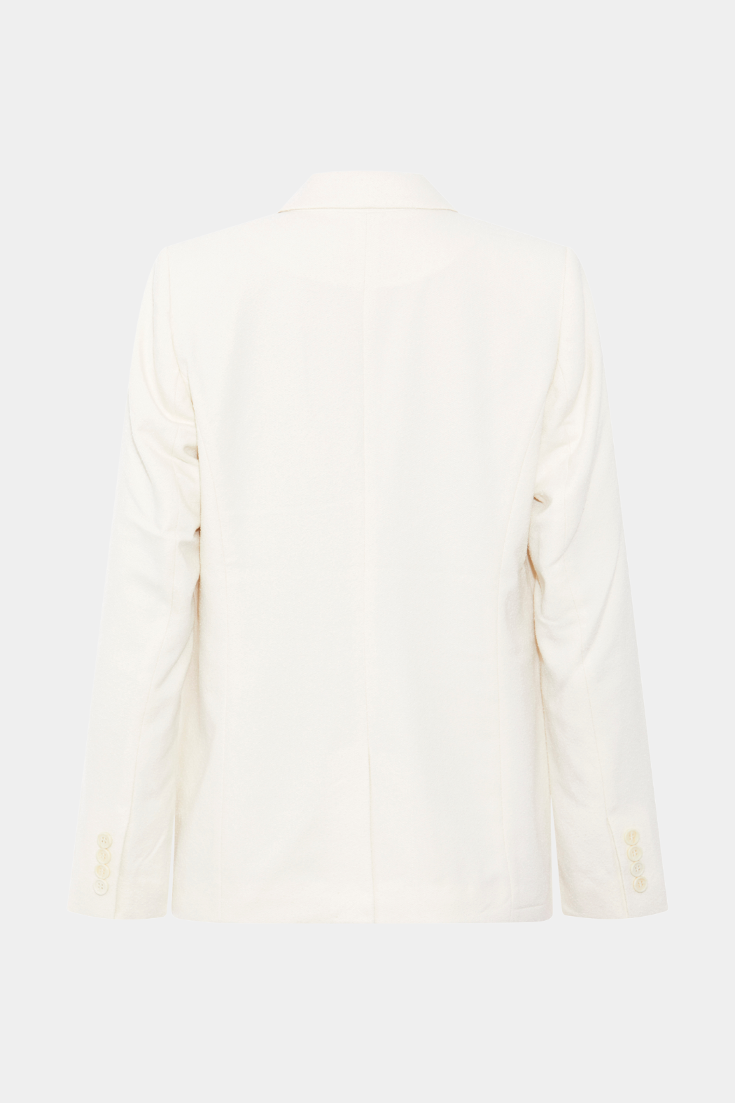 jakke, frakke, blazer, blazerjakke, habit, habitjakke, hør, blød, struktur, hvid, råhvid, creme, lommer, revers, facon, faconsyet, tætsiddende, fitted, fin, smuk, elegant, klassisk, feminin, pæn, rå, cool, sej, unik, musthave, hverdag, fest