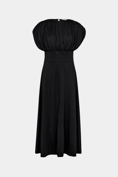 kjole, dress, sort, black, lang, long, fin, smuk, elegant, klassisk, feminin, pæn, rå, cool, sej, unik, musthave, hverdag, fest