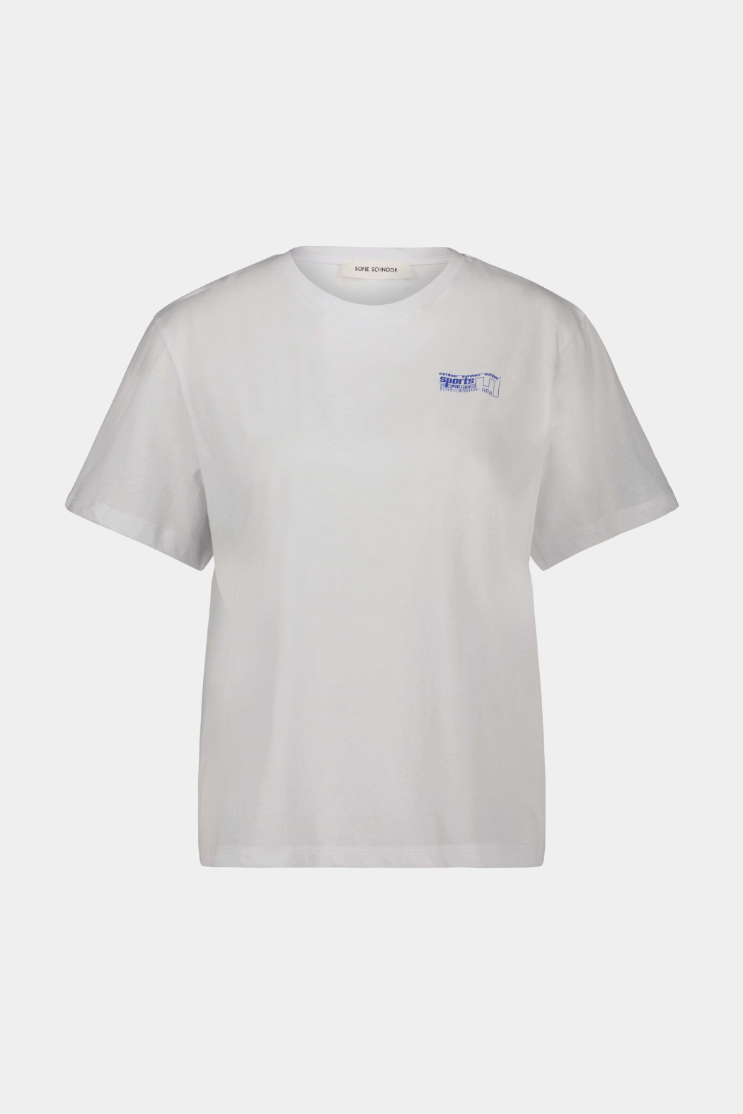 tee, tshirt, bluse, trøje, overdel, hvid, print, tryk, logo, fin, smuk, elegant, klassisk, feminin, pæn, rå, cool, sej, unik, musthave, hverdag, fest
