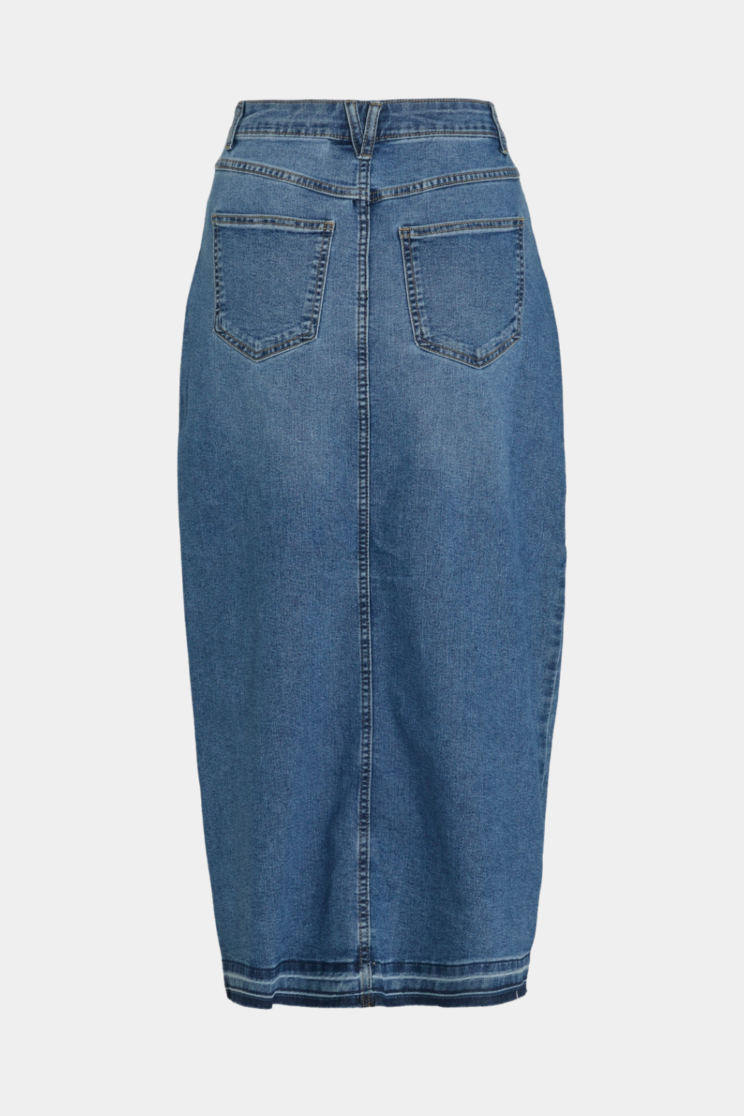nederdel, cowboynederdel, denimnederdel, skirt, denimskirt, lang, lommer, blå, jeans, fin, smuk, elegant, klassisk, feminin, pæn, rå, cool, sej, unik, musthave, hverdag, fest