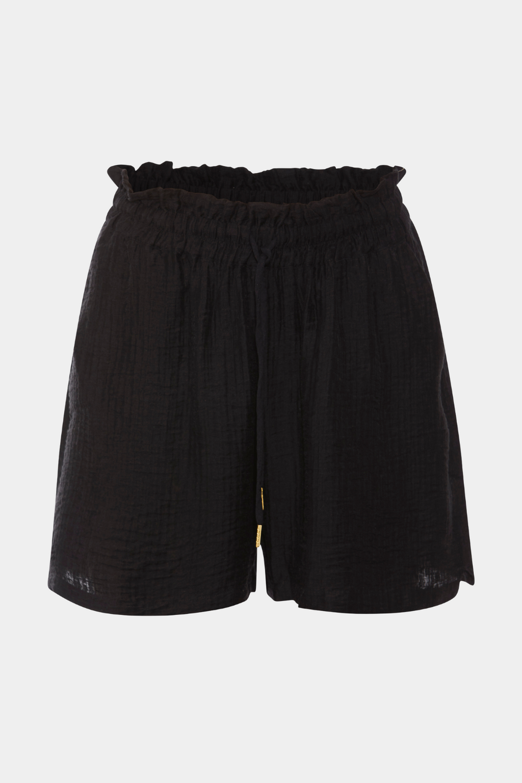 shorts, pants, crepe, rynket, elastik, sort, black, lette, løse, fin, smuk, elegant, klassisk, feminin, pæn, rå, cool, sej, unik, musthave, hverdag, fest