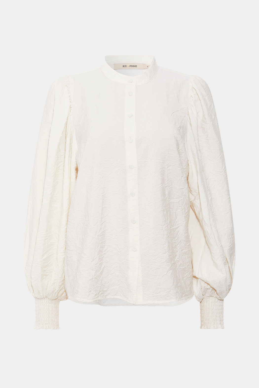 skjorte, shirt, bluse, overdel, hvid, råhvid, offwhite, krøllet, smok, fin, smuk, elegant, klassisk, feminin, pæn, rå, cool, sej, unik, musthave, hverdag, fest