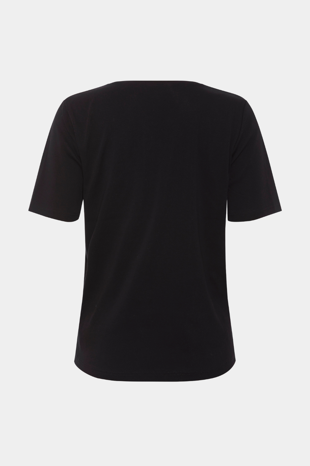 tee, tshirt, overdel, bluse, trøje, sort, black, tryk, print, kys, kysmund, læbe, læber, melange, kortærmet, let, luftig, fin, smuk, elegant, klassisk, feminin, pæn, rå, cool, sej, unik, musthave, hverdag, fest