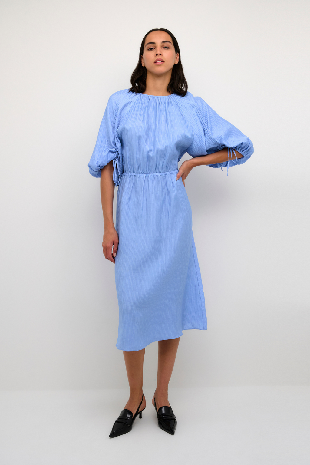 NomaKB long dress, della robbia blue