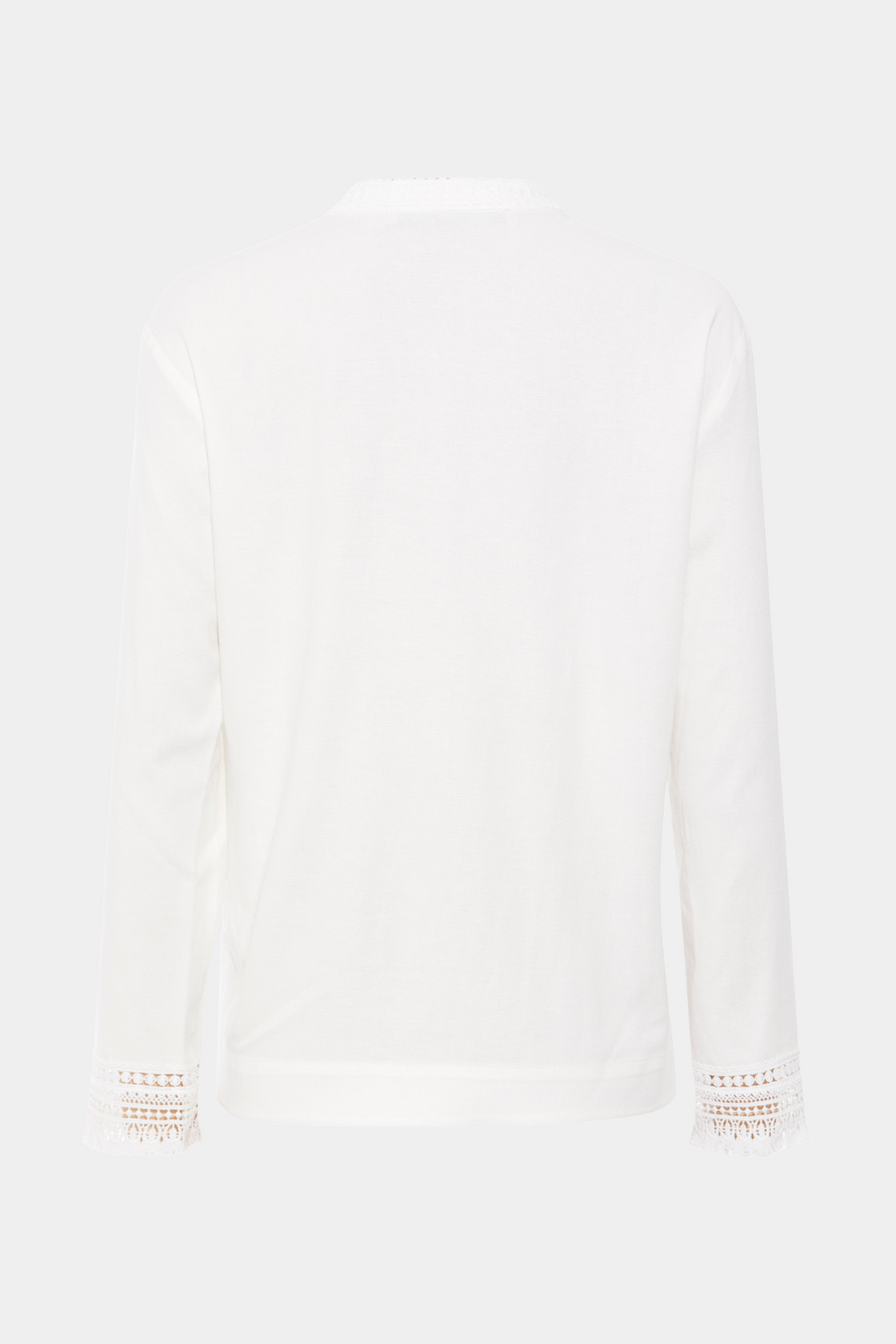 bluse, blouse, overdel, skjorte, shirt, hvid, råhvid, offwhite, white, vudskæring, vhals, blonder, hulmønster, lace, fin, smuk, elegant, klassisk, feminin, pæn, rå, cool, sej, unik, musthave, hverdag, fest