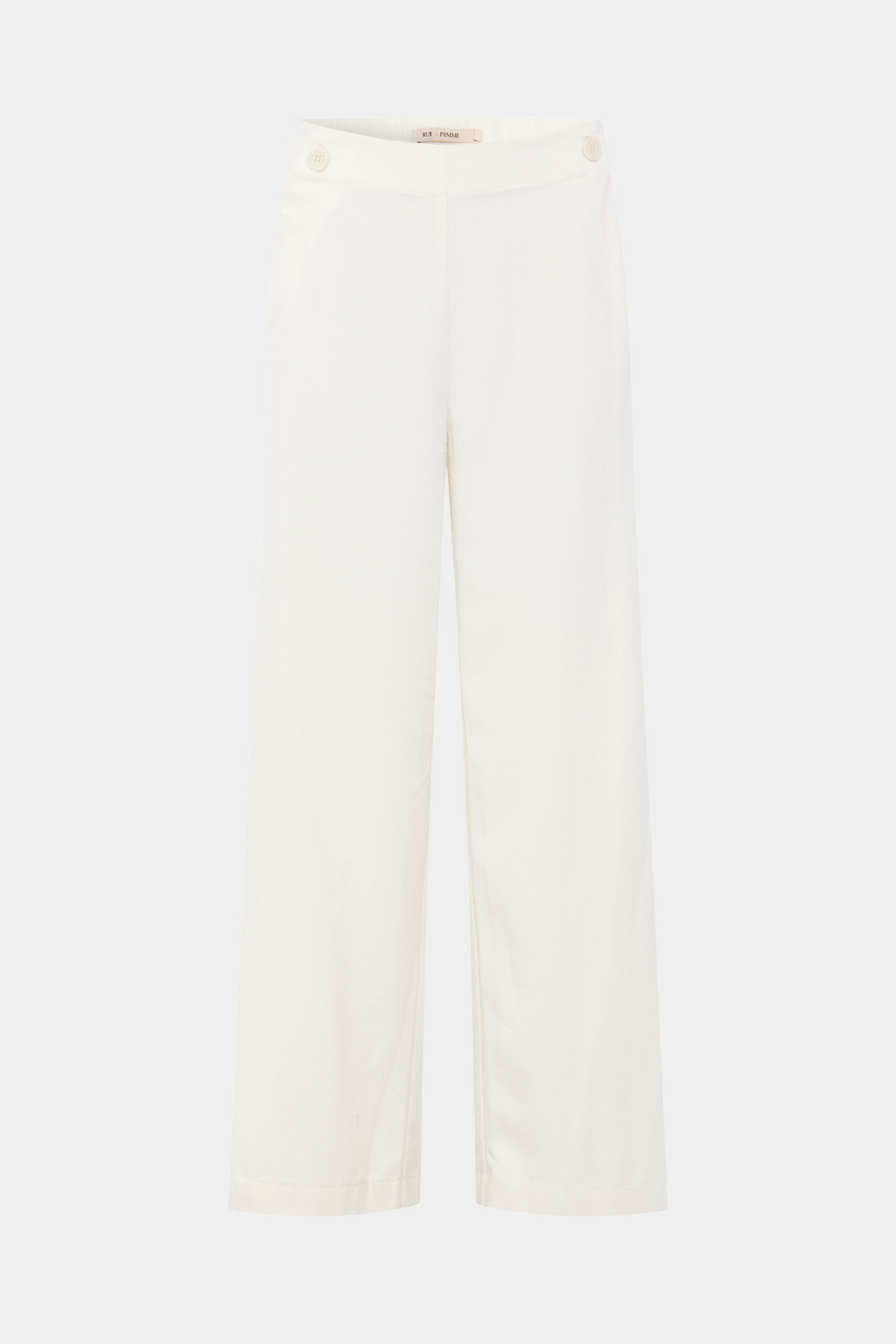 buks, bukser, pants, straightlegs, vidde, bredde, knapper, knap, løse, hvid, råhvid, fin, smuk, elegant, klassisk, feminin, pæn, rå, cool, sej, unik, musthave, hverdag, fest