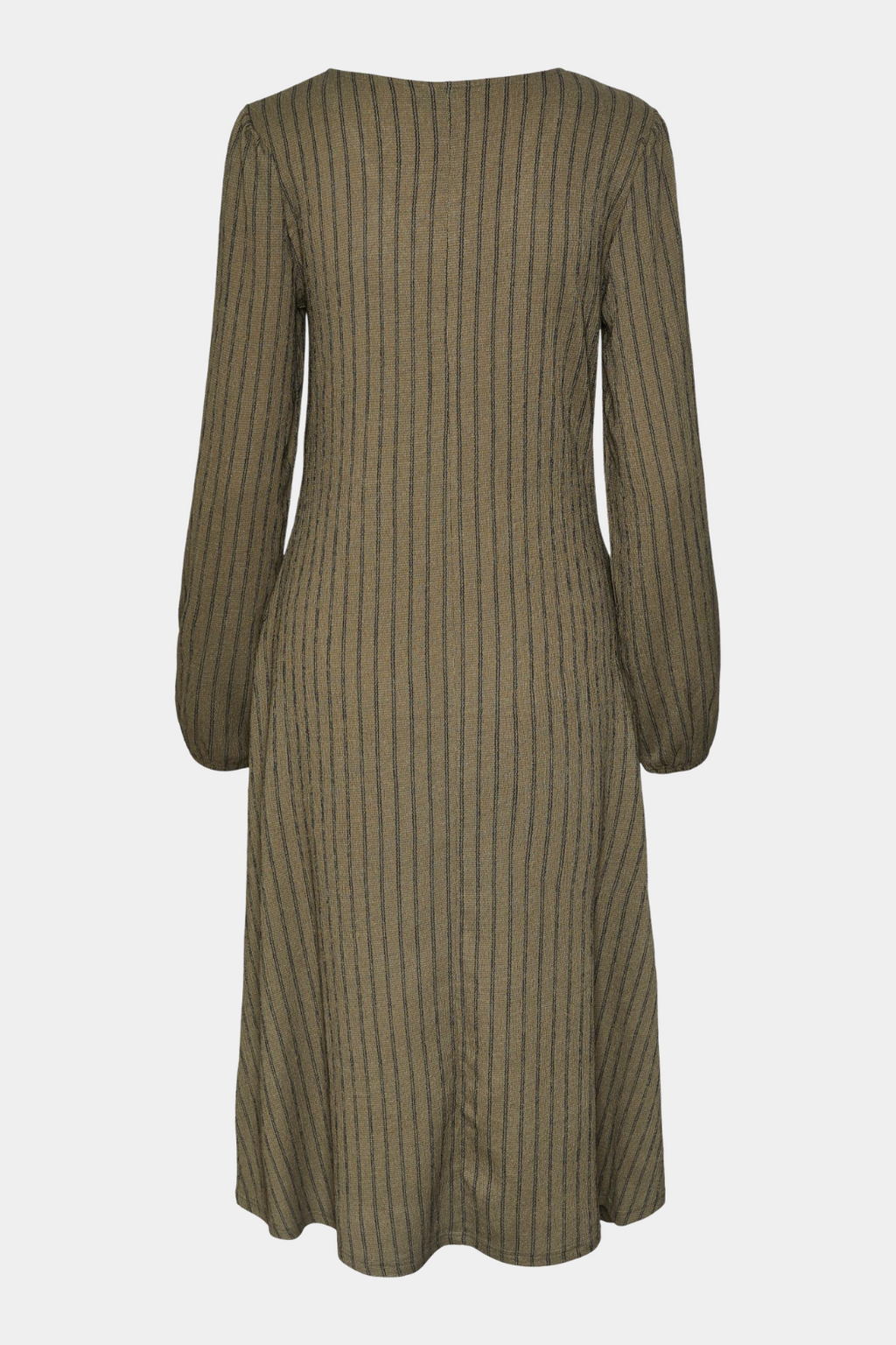 PCluna ls midi dress, deep lichen green