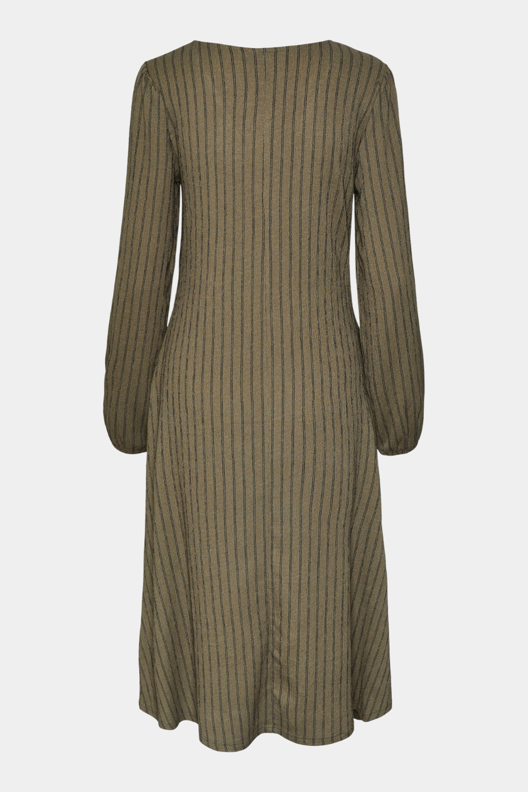 PCluna ls midi dress, deep lichen green