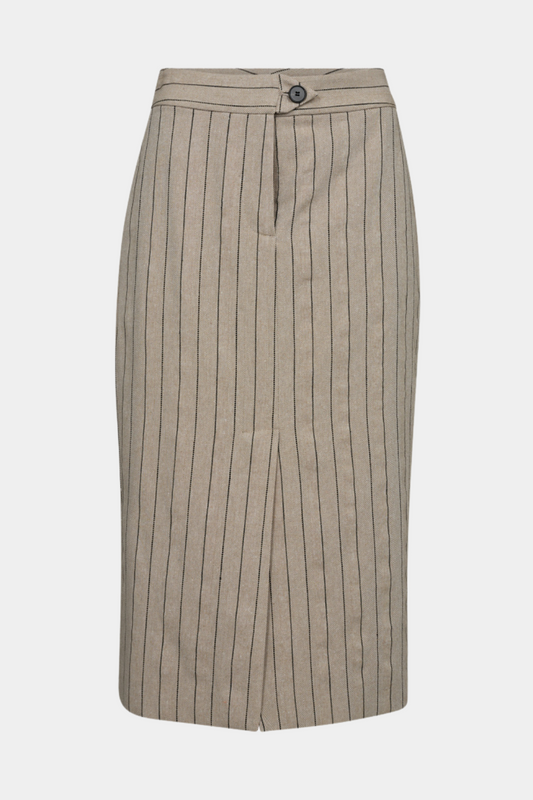 LinenCC pin pencil skirt
