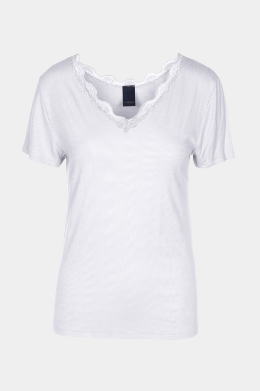 tee, tshirt, t-shirt, bluse, rib, blonde, blød, let, viskose, fin, smuk, elegant, klassisk, feminin, pæn, rå, cool, sej, unik, basis, basic, musthave, hverdag, fest