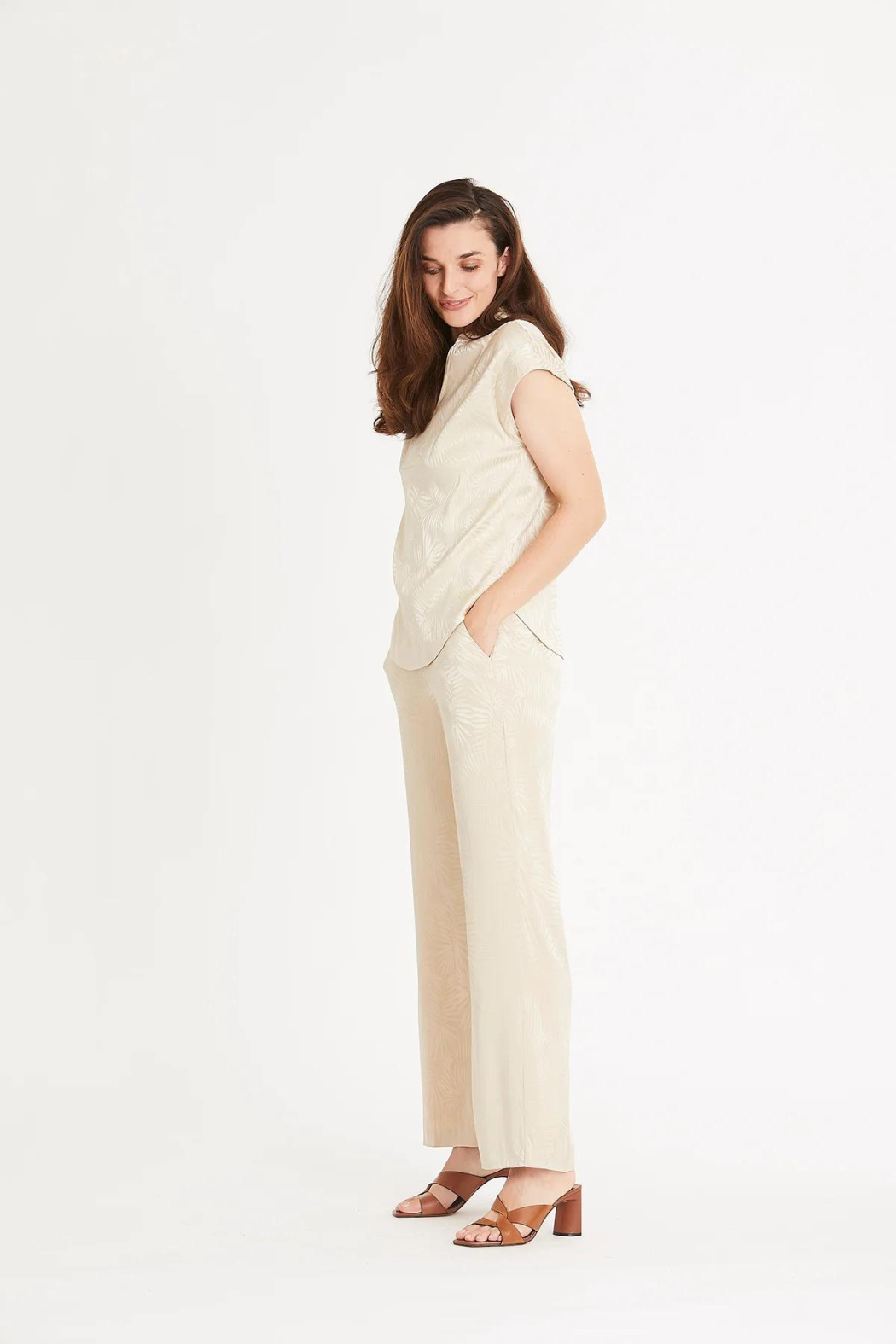Esme pants RDF, vanilla cream