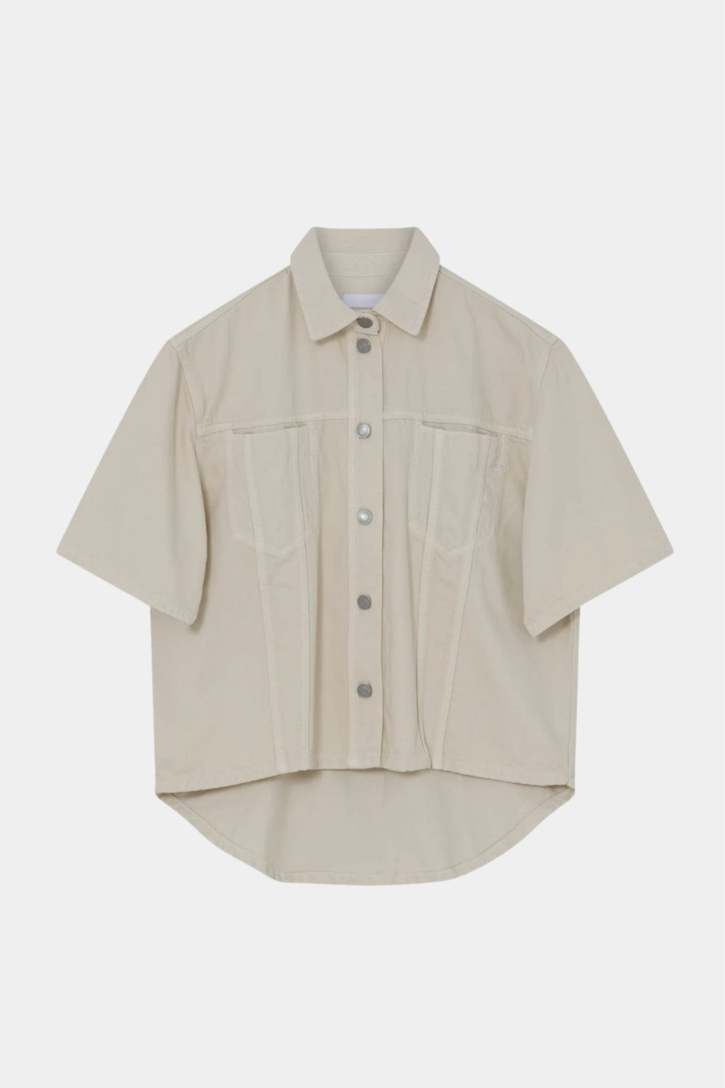 skjorte, shirt, bluse, overdel, denim, cowboy, denimskjorte, beige, fin, smuk, elegant, klassisk, feminin, pæn, sej, rå, cool, hverdag, fest