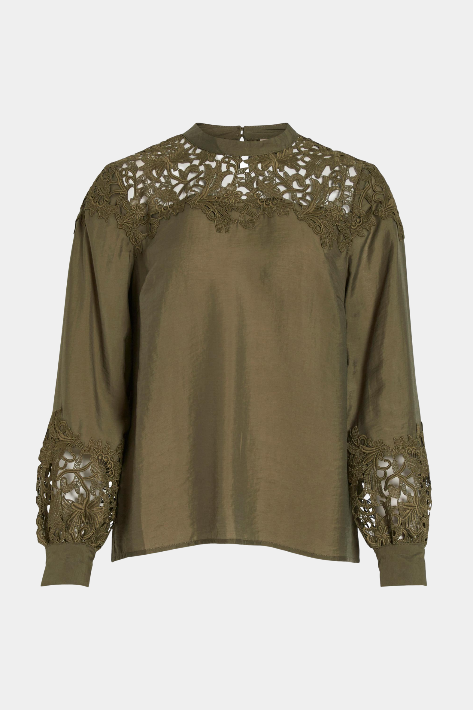 bluse, skjorte, overdel, blonde, blonder, grøn, army, shiny, skinnende, fin, smuk, elegant, klasisk, feminin, pæn, rå, cool, sej, unik, hverdag, fest