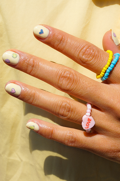 Mini nail art, joli emoji