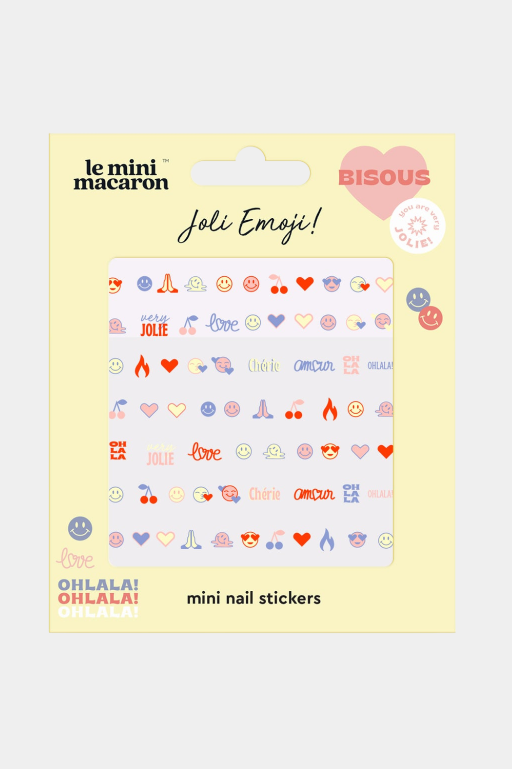 Mini nail art, joli emoji