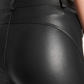 Leggings w. saddle and zip pockets black/black