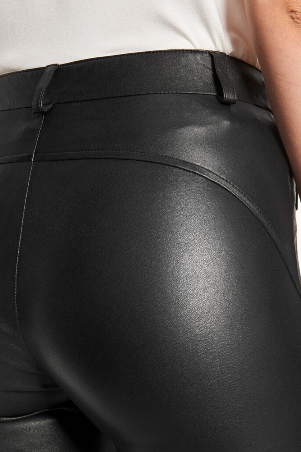 Leggings w. saddle and zip pockets black/black