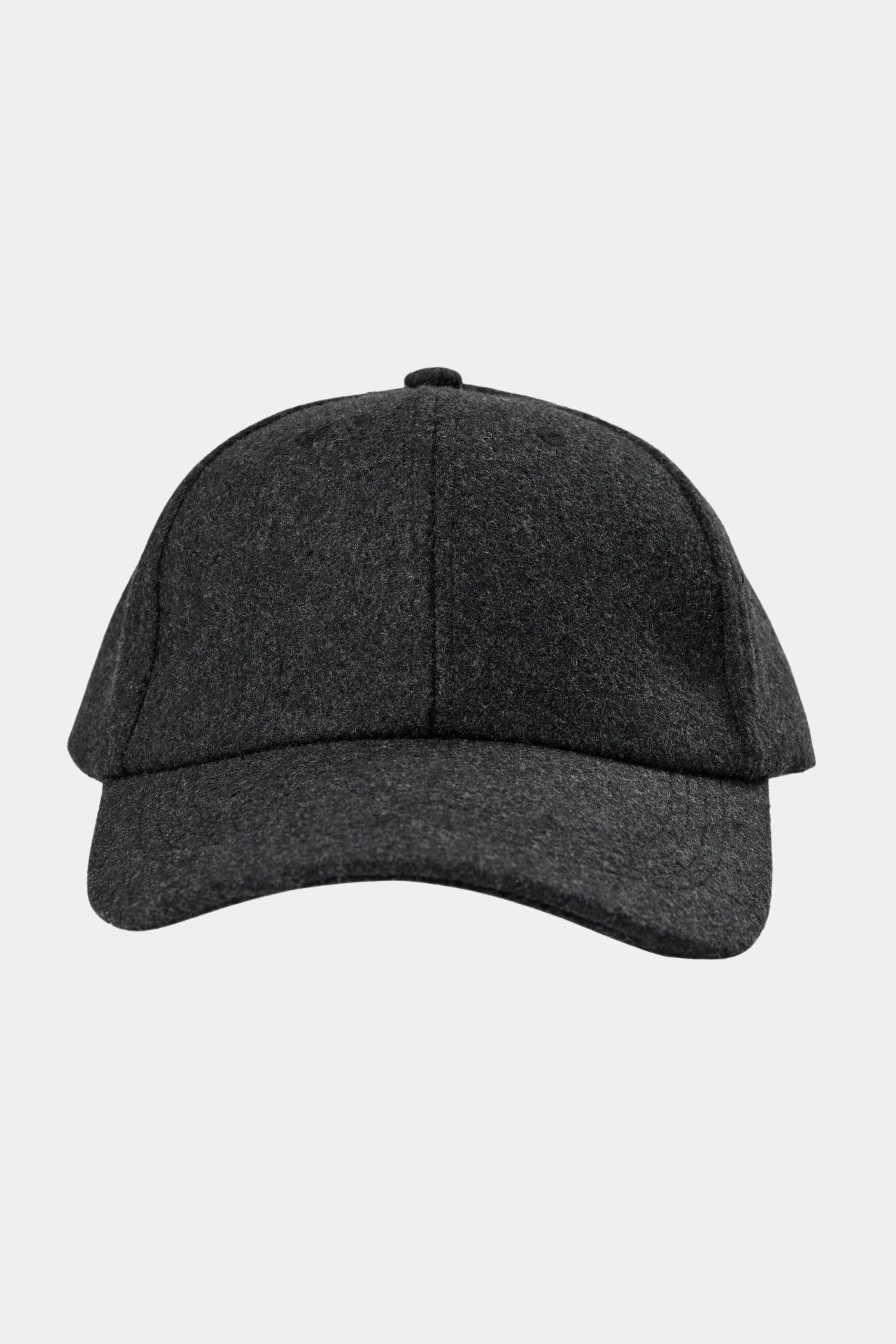 hat, kasket, cap, wool, ulden, uld, filt, grå, mørkegrå, grey, melange, meleret, sporty, sport, gym, cool, rå, kvinde, dame, woman, unisex