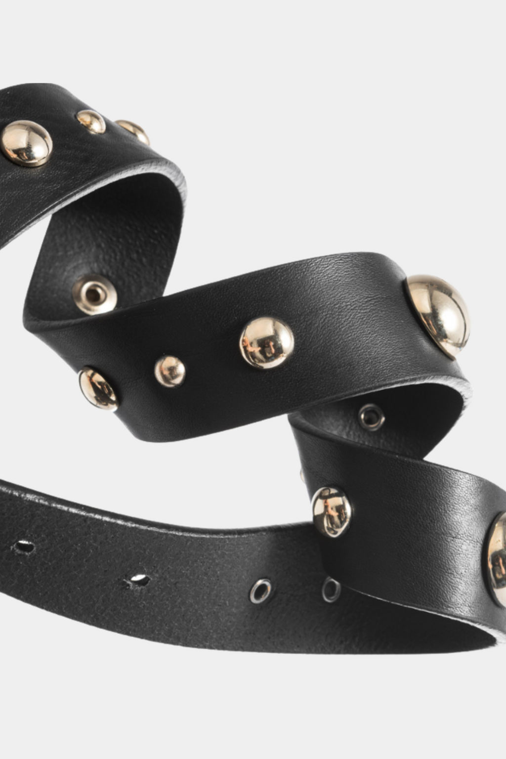bælte, belt, skind, læder, spænde, guld, nitter, dots, runde, råt, cool, sej, basic, 