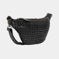 Braid bumbag, black 15374