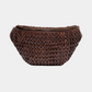 Braid bumbag, brown 15374