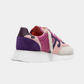 sneaker, sneakers, gummisko, plateau, chunky, komfort, blød, soft, peach, lyserød, orange, snørebånd, tekstil, stof, læder, leather, cool, rå, sporty, hverdag, fest, fin, træning, kvinde, woman, dame