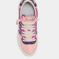 sneaker, sneakers, gummisko, plateau, chunky, komfort, blød, soft, peach, lyserød, orange, snørebånd, tekstil, stof, læder, leather, cool, rå, sporty, hverdag, fest, fin, træning, kvinde, woman, dame