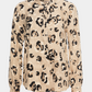 skjorte, shirt, bluse, print, beige, sort, leo, leopard, kinakrave, stolpelukning, fin, smuk, elegant, klassisk, feminin, pæn, yndig, rå, cool, sej, unik, musthave, hverdag, fest
